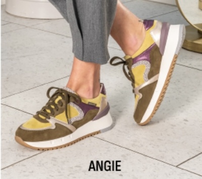 Кроссовки Angie, цвет Walnut Loden Cinnamon Jeans Blue (вид 9) Кроссовки Angie, цвет Walnut Loden Cinnamon Jeans Blue (фото, вид 9)